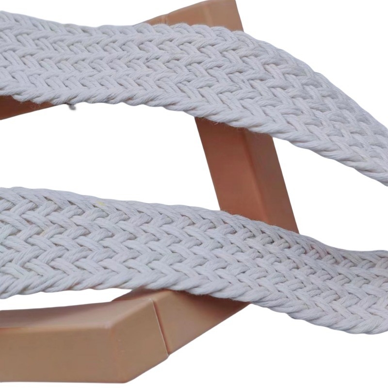 2024 Design Cotton Webbing Acessórios de sapatos para cores personalizadas Materiais feitos à mão