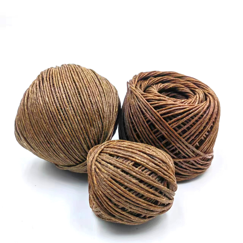 Artesanato DIY ecológico Sustentável 2mm corda de juta com 100% de cânhamo e cera de abelha