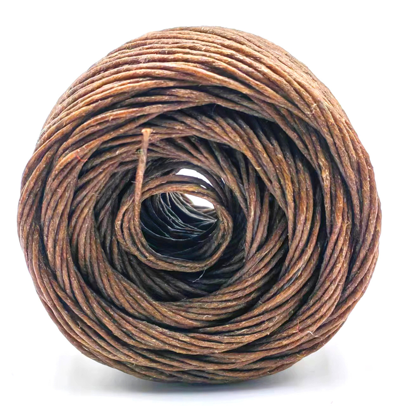 Artesanato DIY ecológico Sustentável 2mm corda de juta com 100% de cânhamo e cera de abelha