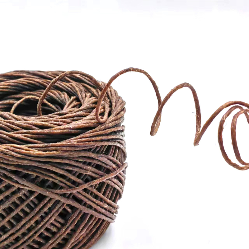 Artesanato DIY ecológico Sustentável 2mm corda de juta com 100% de cânhamo e cera de abelha