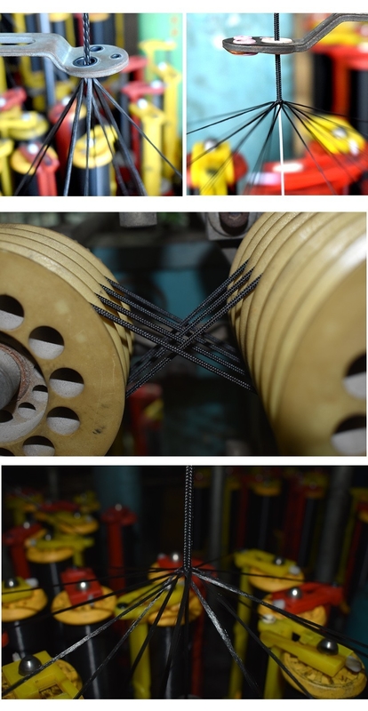 Calçados e chapéus de algodão coloridos de três fios Acessórios para necessidades de tamanho personalizados