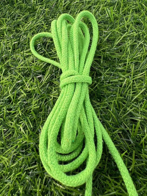 Cords Direct 30 anos de experiência Cordão verde de algodão trançado para roupas e acessórios