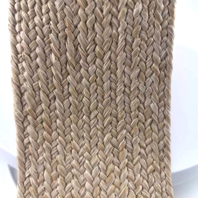 Outro cinturão especial de seda de grama de cor bege, rolos 50*50*8cm, de malha larga, simples e personalizada