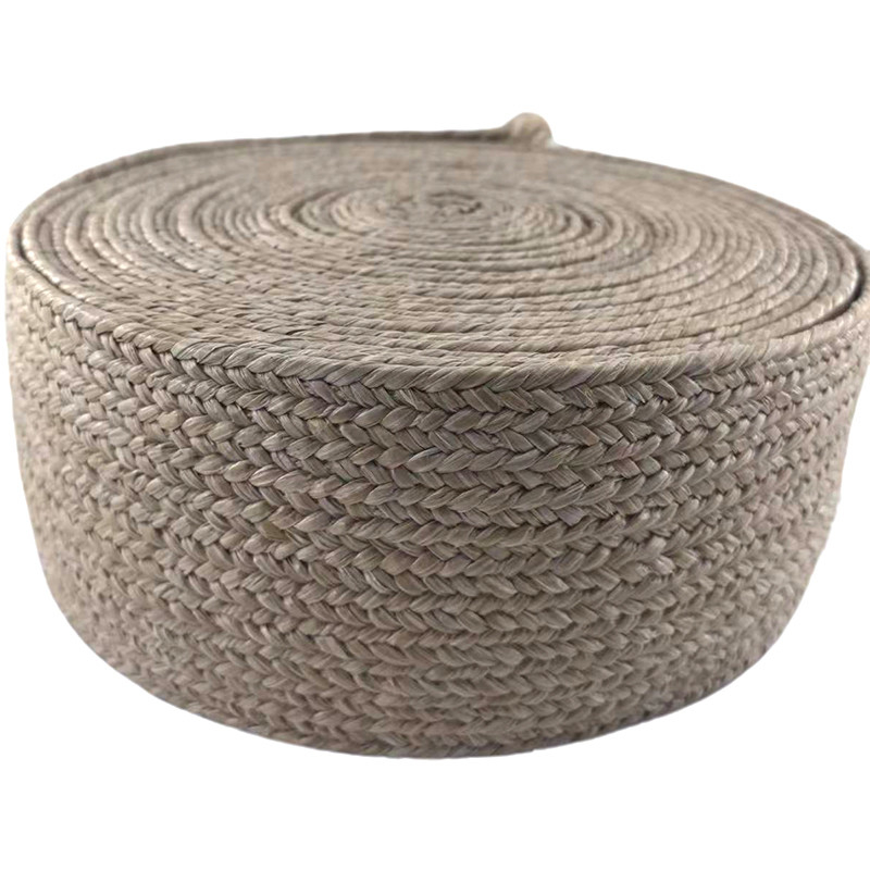 Outro cinturão especial de seda de grama de cor bege, rolos 50*50*8cm, de malha larga, simples e personalizada