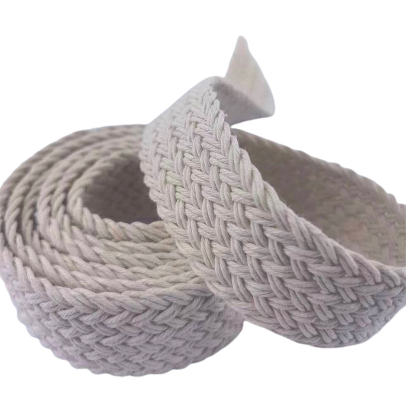 Cinturão de Cordão de Cera Sustentável Bolsa de Rolo de Vestuário Tecido Cinturão de Vestuário para Personalização de Bolsa