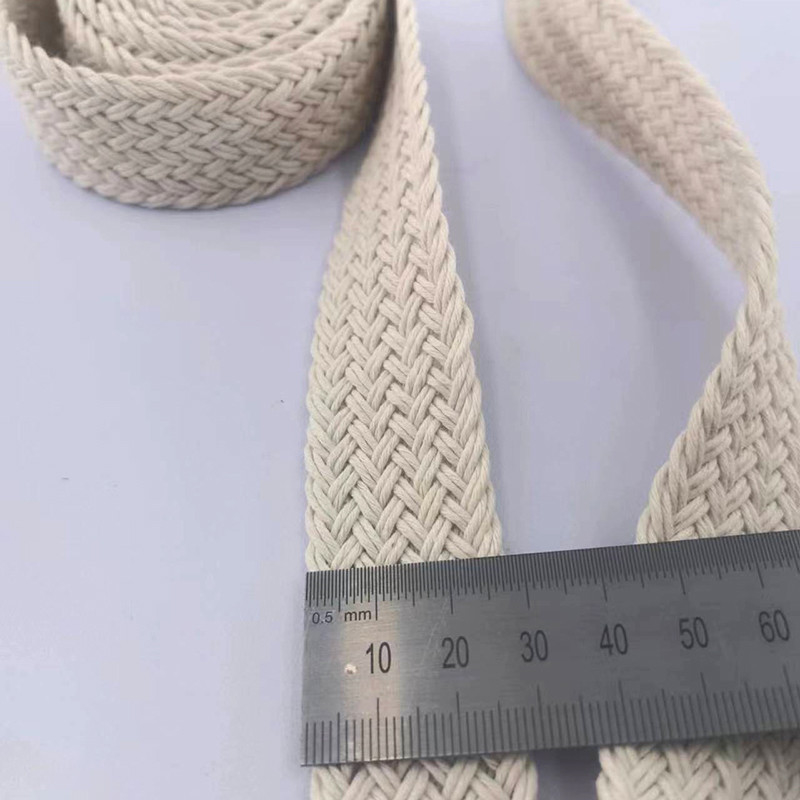 Cinturão de Cordão de Cera Sustentável Bolsa de Rolo de Vestuário Tecido Cinturão de Vestuário para Personalização de Bolsa