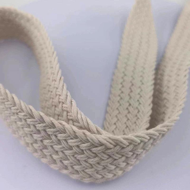 Cinturão de Cordão de Cera Sustentável Bolsa de Rolo de Vestuário Tecido Cinturão de Vestuário para Personalização de Bolsa