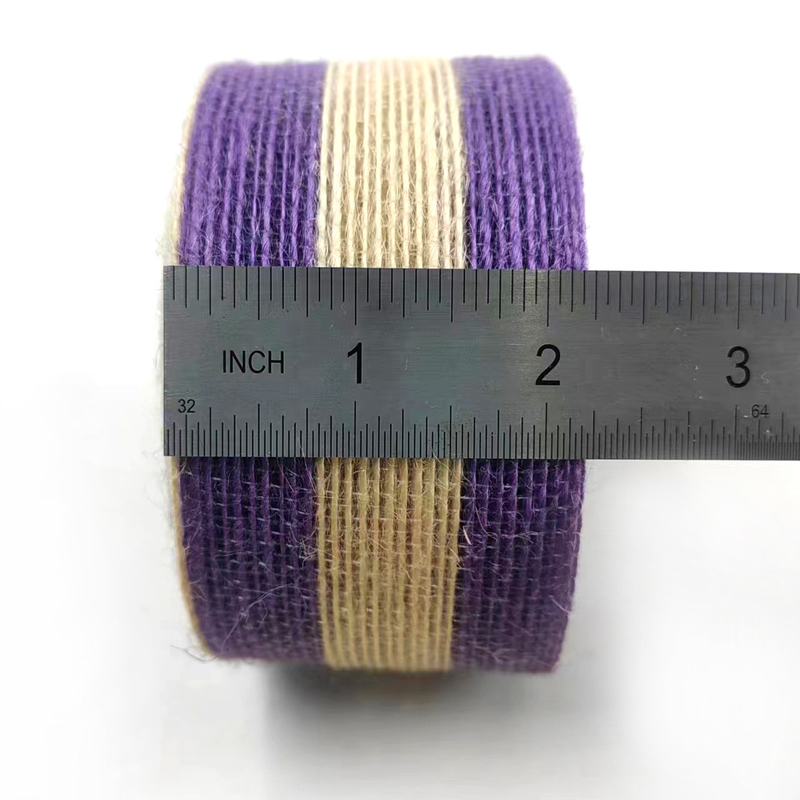 Faixa decorativa com listras sustentáveis, de 5 cm e meio de comprimento, para sacos