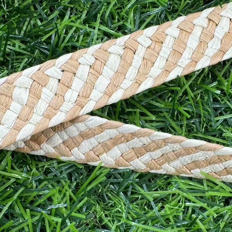 Decoração de presentes de fita de papel colorida sustentável e acessível para têxteis domésticos