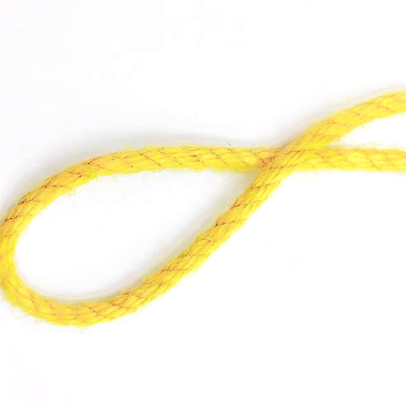 Fios de jute de cor torcida de 2,5 mm para costura de roupas e acessórios de vestuário