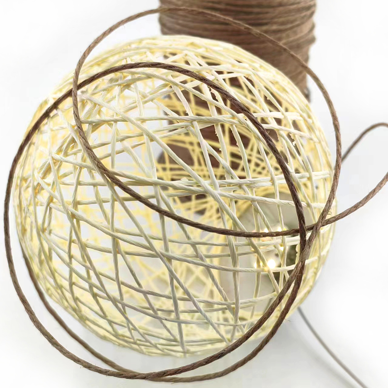 Eco-friendly Twine durável de Jute 2mm Corda de Jute Corda de cânhamo natural para cordas de decoração doméstica