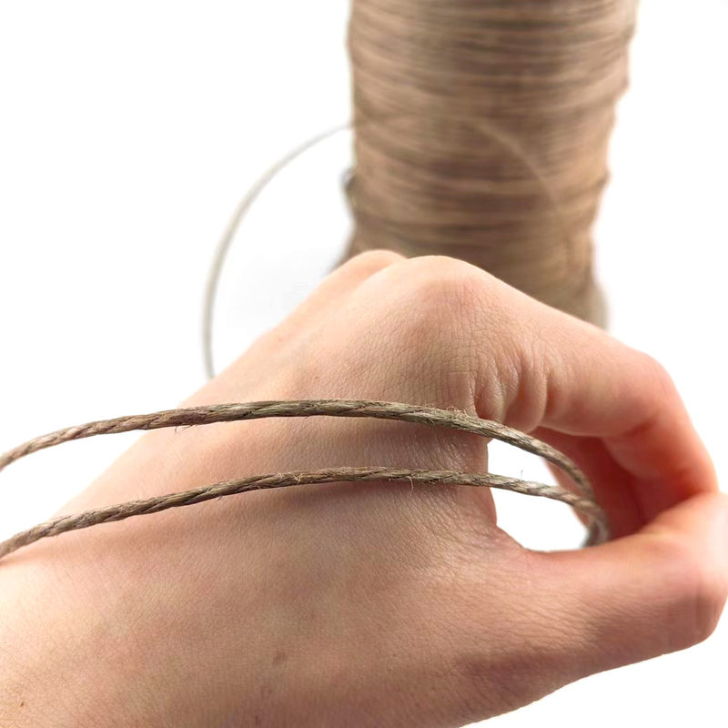 Eco-friendly Twine durável de Jute 2mm Corda de Jute Corda de cânhamo natural para cordas de decoração doméstica