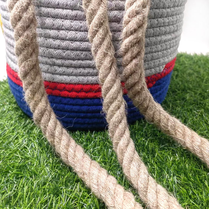 20mm Corda de Jute Trenzada Corda Torcida Corda de cânhamo para artesanato Paisagem decorativa feita à mão