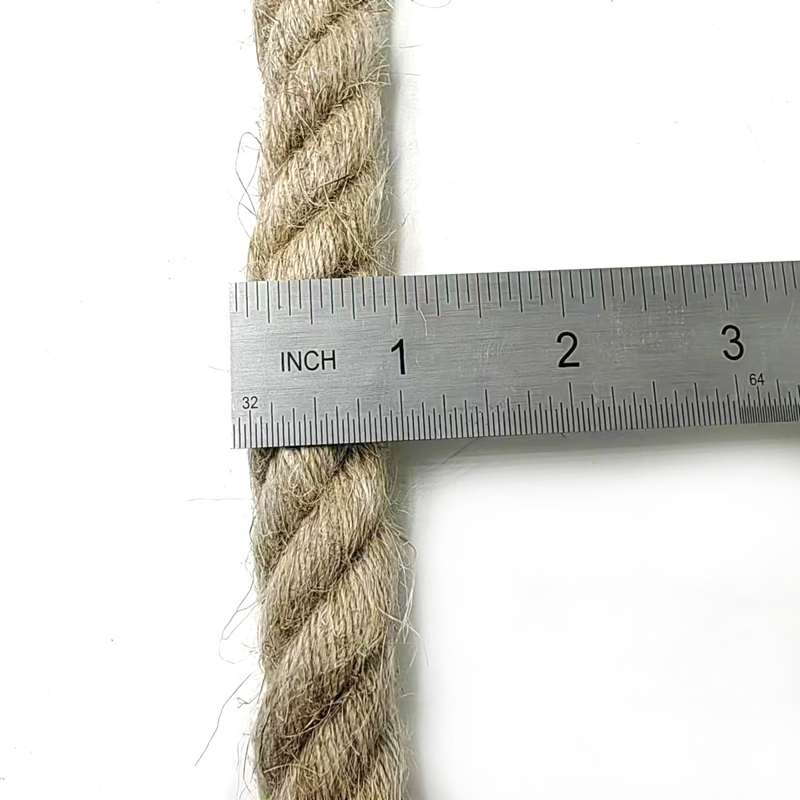 20mm Corda de Jute Trenzada Corda Torcida Corda de cânhamo para artesanato Paisagem decorativa feita à mão