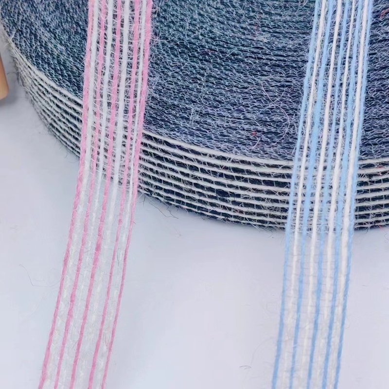 7 Dias Encomenda de amostras Tempo de entrega Faixa de juta colorida com logotipo para pesca sustentável