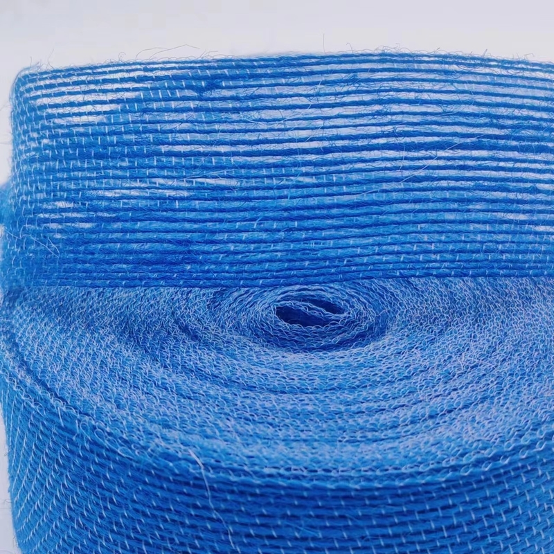 Suporte 7 dias Tempos de entrega da encomenda de amostra 4cm fita de jute azul para decoração de caixa de presente
