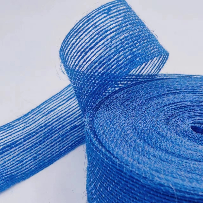 Suporte 7 dias Tempos de entrega da encomenda de amostra 4cm fita de jute azul para decoração de caixa de presente