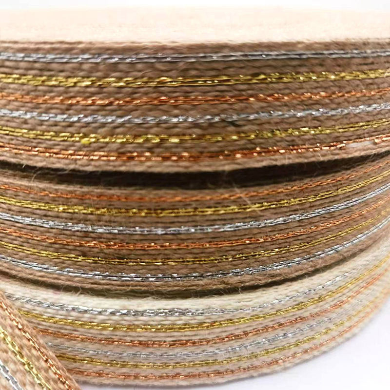 Rolo de fita de fibra de poliéster de 50% de iute 15% personalizado para as necessidades de fibra de linha de pesca