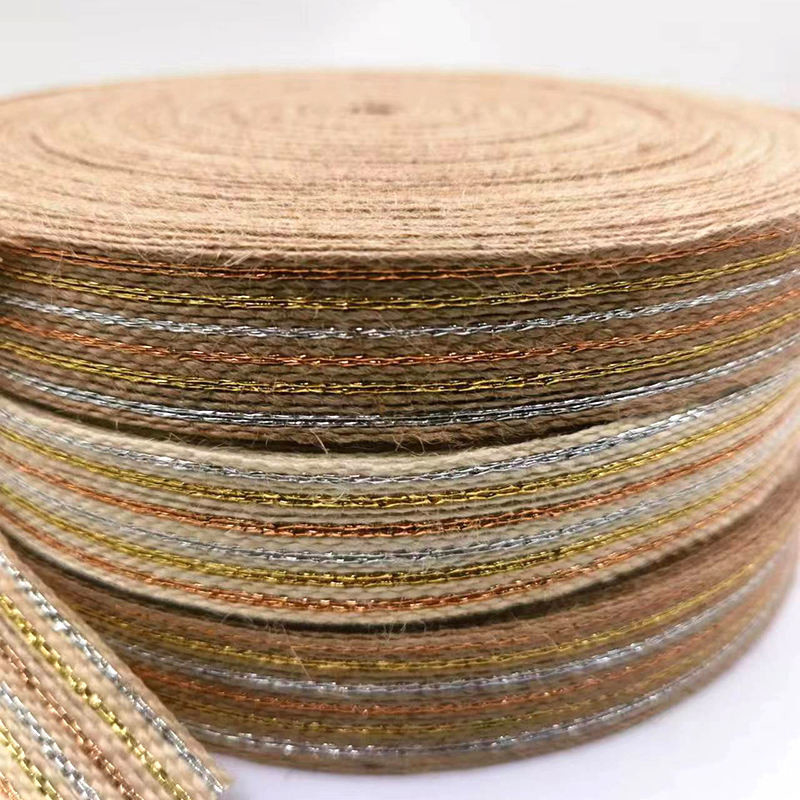 Rolo de fita de fibra de poliéster de 50% de iute 15% personalizado para as necessidades de fibra de linha de pesca