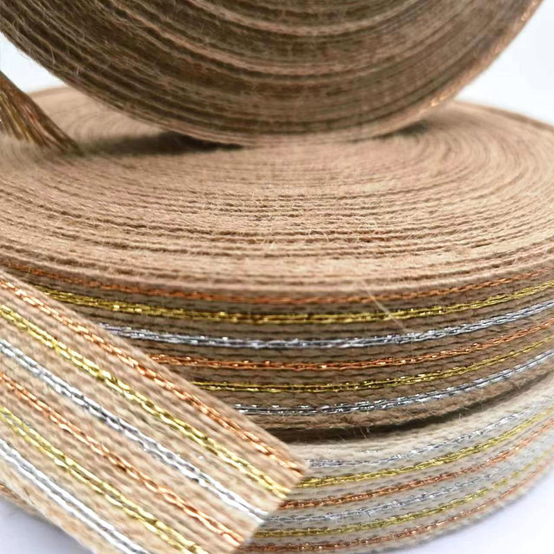 Rolo de fita de fibra de poliéster de 50% de iute 15% personalizado para as necessidades de fibra de linha de pesca
