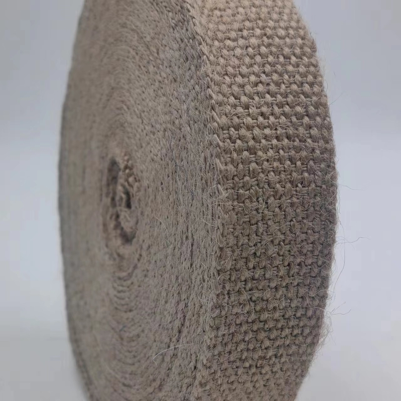 100% Jute Webbing 2024 Style Marrom 2mm Webbing espessado para sacos jeans de vestuário