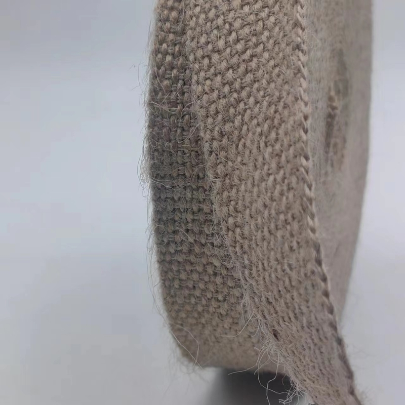100% Jute Webbing 2024 Style Marrom 2mm Webbing espessado para sacos jeans de vestuário