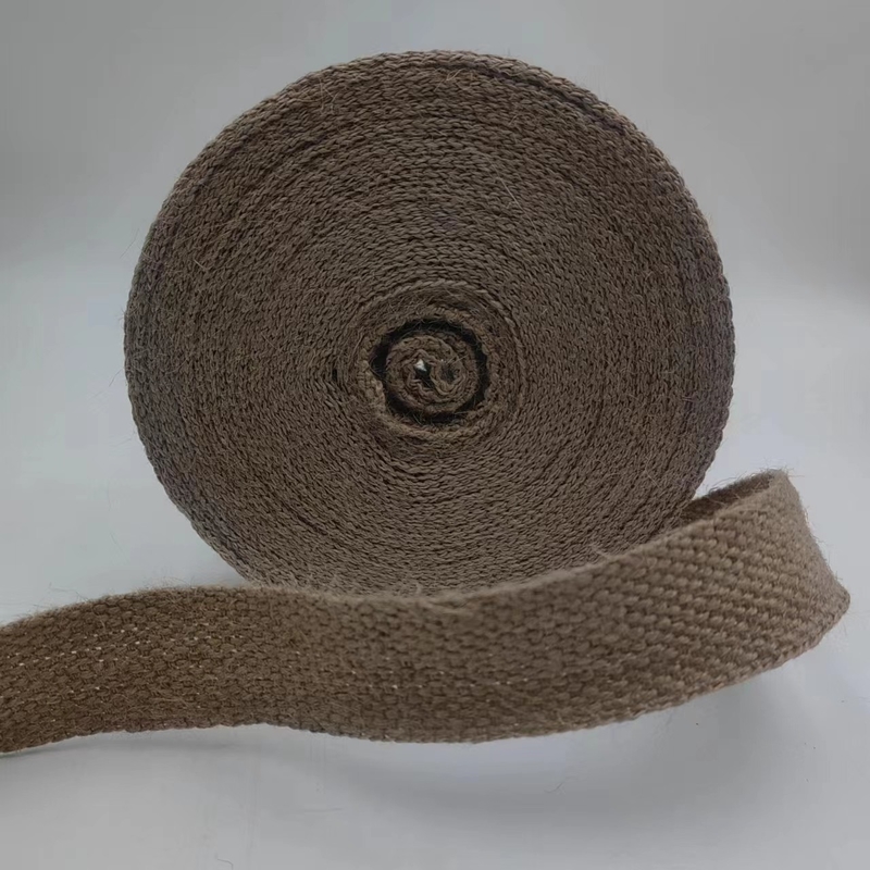 100% Jute Webbing 2024 Style Marrom 2mm Webbing espessado para sacos jeans de vestuário