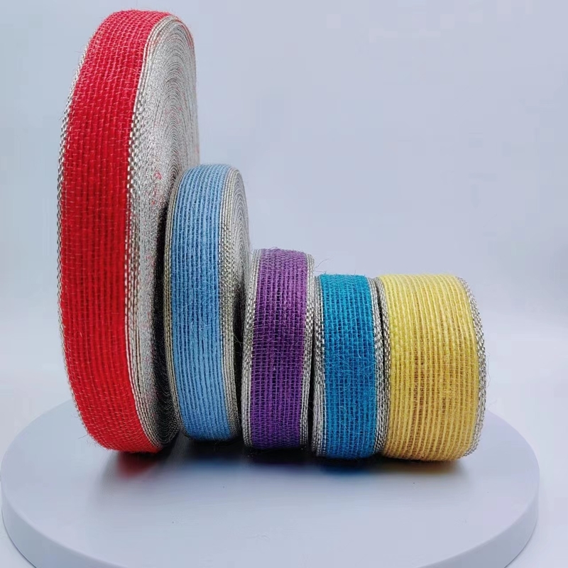 Linha de pesca de Phnom Penh de ouro Caixa de presente de cor de juta Faixa de fita decorativa