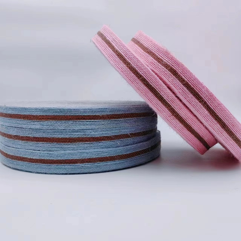 Tela de fita de juta de tamanho personalizado de 3 cm para embalagens de presentes coloridas sustentáveis