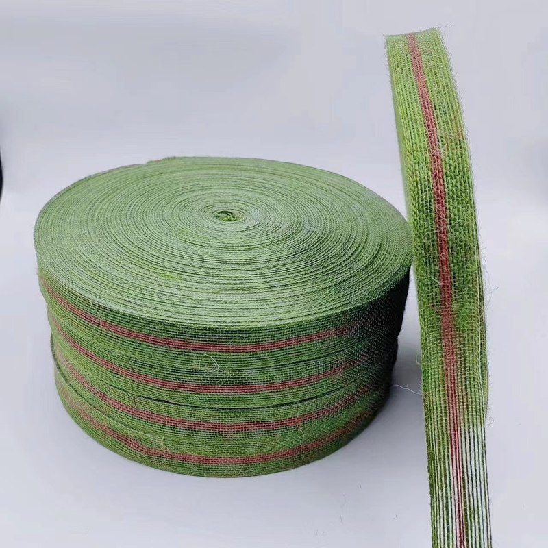 Dimensão Faixas de tecido de juta personalizadas Escolha ecológica para vestuário e têxteis domésticos