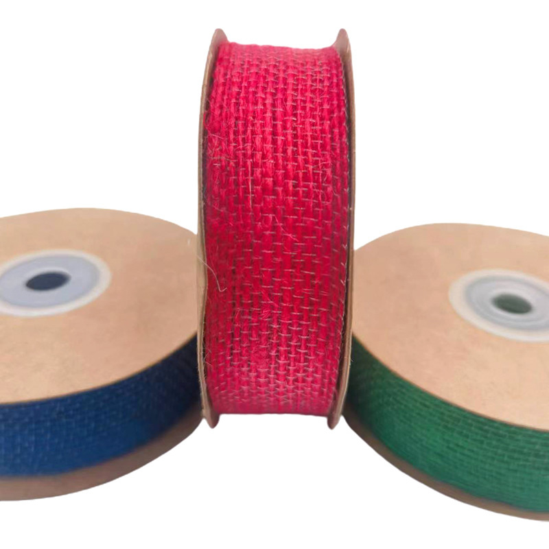 1 mm Espessura Red Green Blue Belt Roller Nylon Jute Ribbon Webbing para cinturão de bolsa