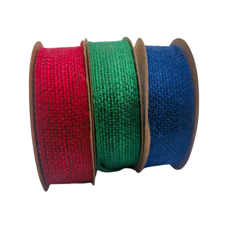 1 mm Espessura Red Green Blue Belt Roller Nylon Jute Ribbon Webbing para cinturão de bolsa