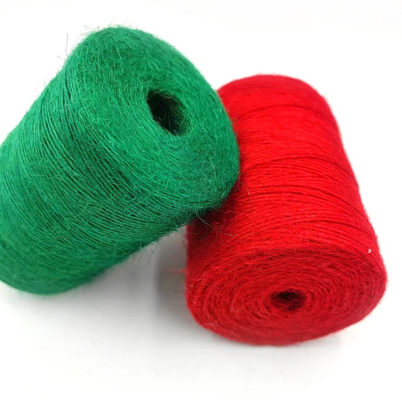 1 mm de Jute Twine Roll durável de corda de Jute para cartão de embalagem de presente