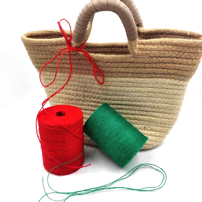 1 mm de Jute Twine Roll durável de corda de Jute para cartão de embalagem de presente