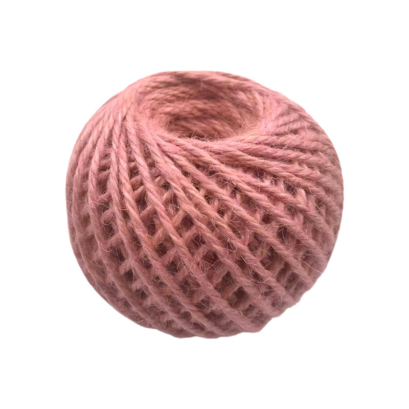 Fios de Jute de cor Bola de cordas trançadas Classic Combed Mercerized Silk Jute cordas para sapatos