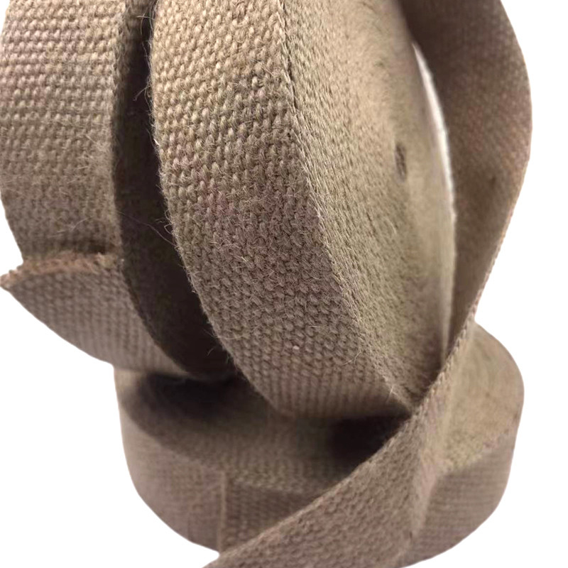 4 Cm Tamanho personalizado 1,5 mm espessura Jute puro Teia para fabricação de vestuário