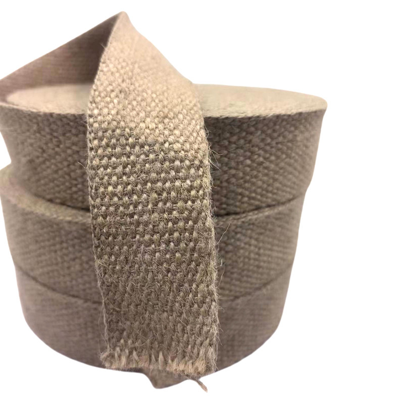 4 Cm Tamanho personalizado 1,5 mm espessura Jute puro Teia para fabricação de vestuário