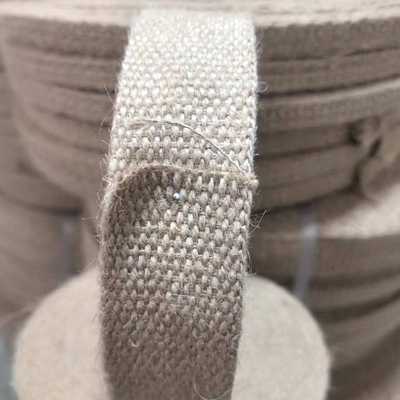 4 Cm Tamanho personalizado 1,5 mm espessura Jute puro Teia para fabricação de vestuário