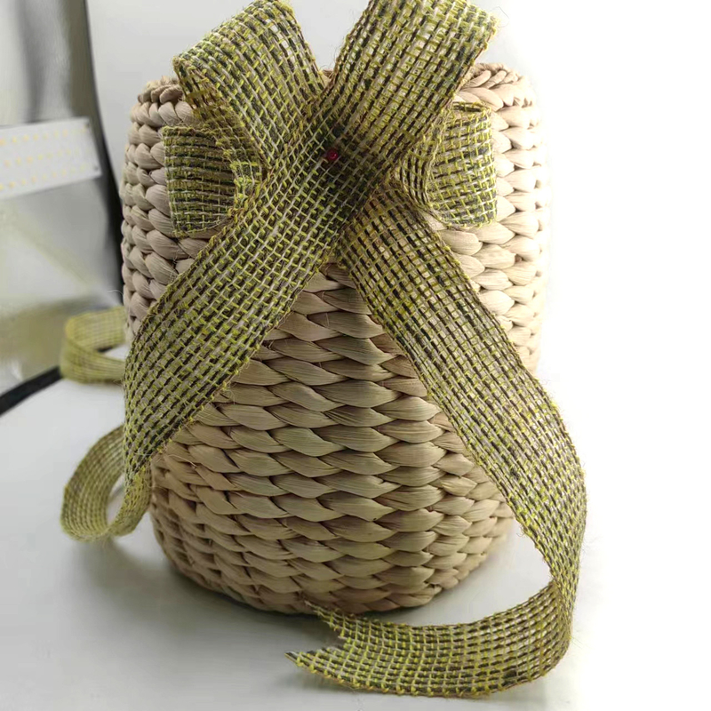 Tela decorativa de jute para sacos Decoração 45 mm Larga Verde Têxtil doméstico