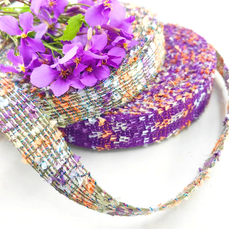 Acessórios de cabelo Diy feitos à mão Faixa de arco Flores flutuantes Superior 100% material de juta