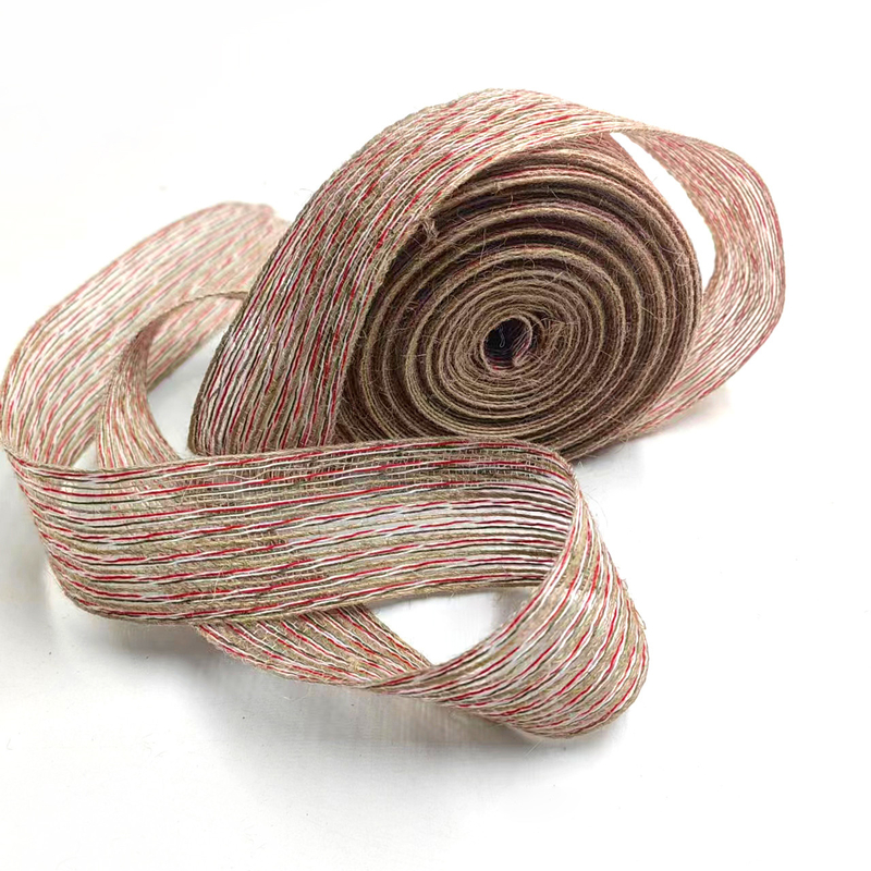 Webbing Diy Arco Decorativo de Natal Linha de pesca feita à mão Embalagem Linha de peixe de cânhamo Faixa