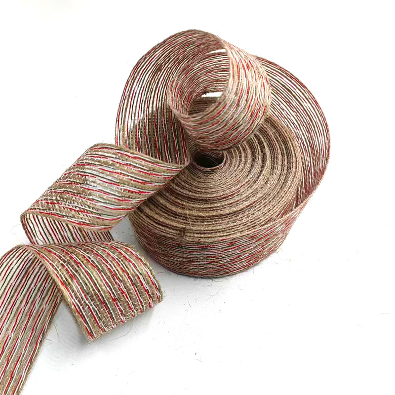 Webbing Diy Arco Decorativo de Natal Linha de pesca feita à mão Embalagem Linha de peixe de cânhamo Faixa