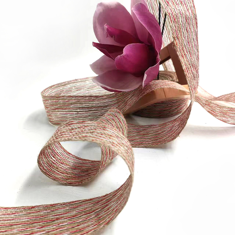 Webbing Diy Arco Decorativo de Natal Linha de pesca feita à mão Embalagem Linha de peixe de cânhamo Faixa