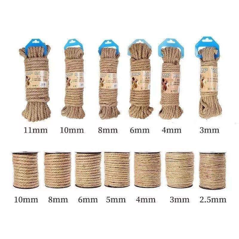 Corda de Jute Corda decorativa e vendida diretamente pelos fabricantes para aplicações em sacos 2
