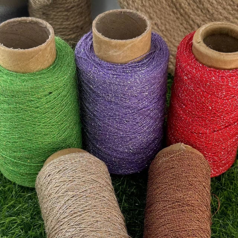 7 Dias Tempos de entrega do pedido de amostra para a decoração de Natal de cor cruzada de corda de juta