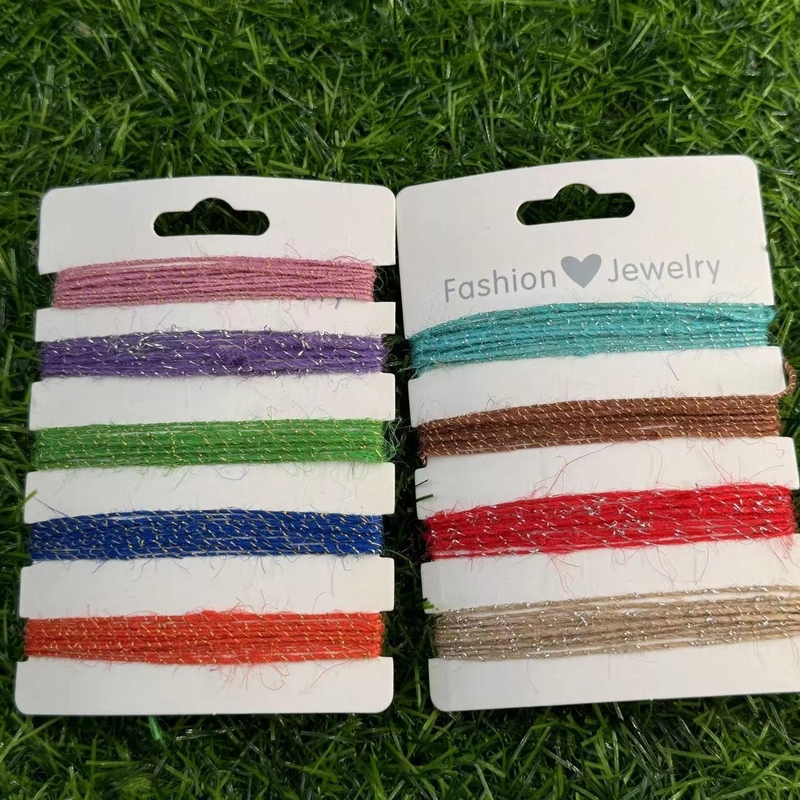 Duração personalizável Cor Jute Corda de Corda de Natal Decoração DIY feita à mão