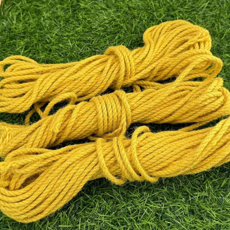 Cor personalizada Corpo de fibra de iuta forte e torcido para exigência personalizada