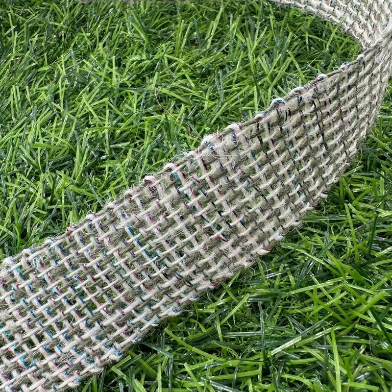 Faixa ecológica de cor de juta para decoração de casa 30 anos de experiência Largura personalizável