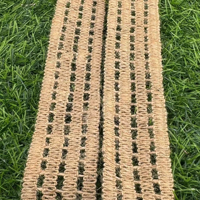 Escolha a sustentabilidade Natural Jute renda fita tecida para decoração de móveis ecológicos