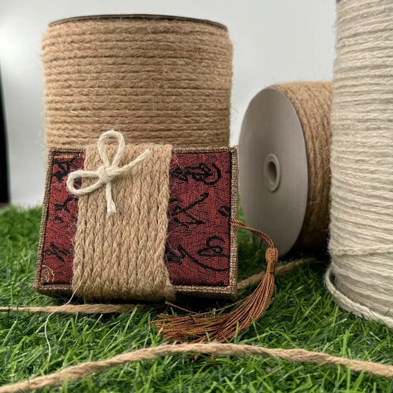 30 anos de experiência em corda de juta natural para decoração e embalagem de casa ecológica